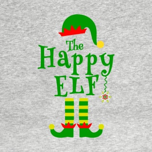 The Happy Elf Family Matching Christmas 2020 Gift T-Shirt